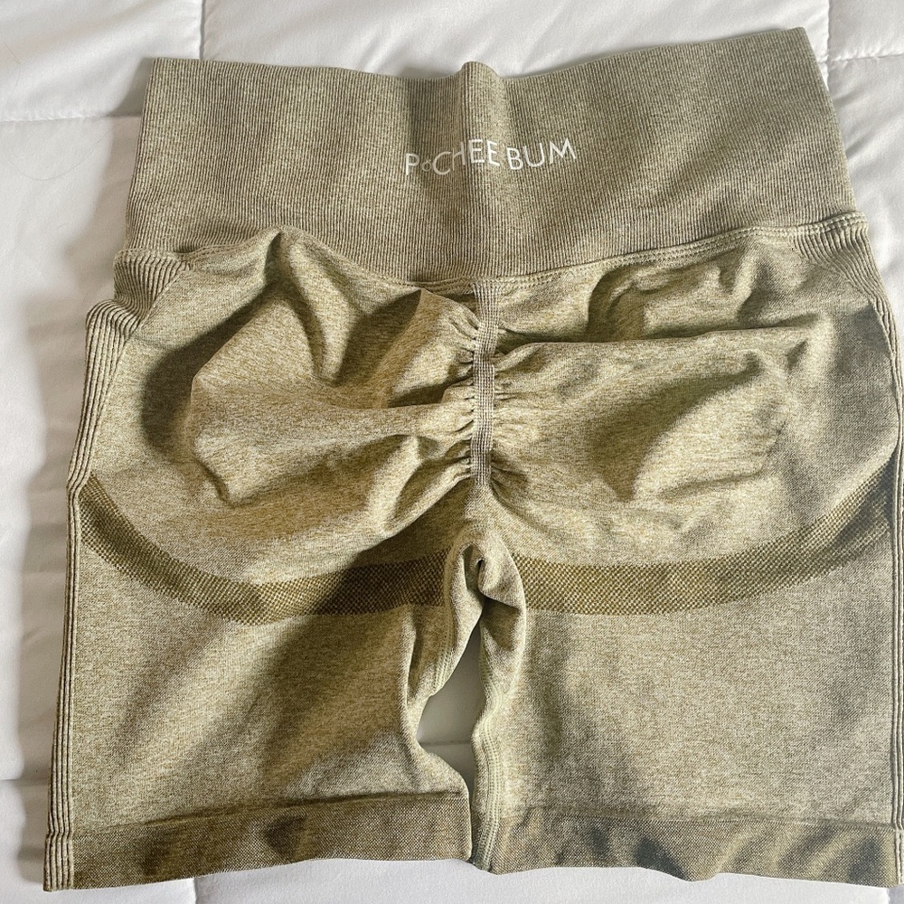 Peachbum Hunter green workout shorts